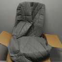 CAR PASS Piping Luxury Leather Seat Covers Full Set,5 Seats Anti-Slip Waterproof Seat Covers Compatible with Front Armrests,Universal Fit for Sendans, Suvs,Vans,Trucks,Airbag Compatible,Pure Gray