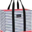 SCOUT Original Deano Tote - Durable Lightweight Open Top Beach, Pool & Lake Bag, Inside Zip Pocket, Folds Flat