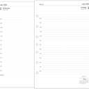 newestor 2025-2026 Daily Planner Refill for Mini Binders, Day on One Page, July 2025 to June 2026, 5-1/2" x 8-1/2", 7 Holes