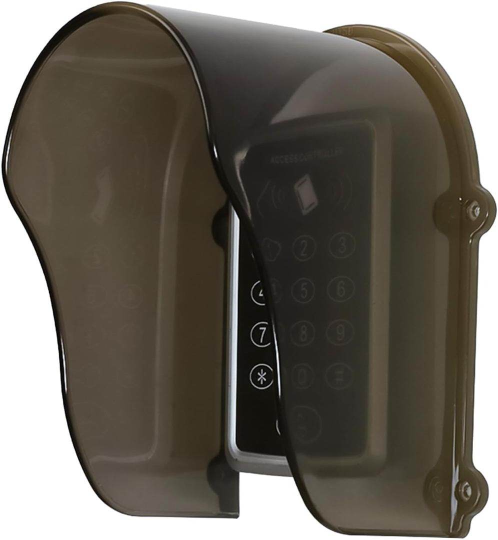 Outdoor Keypad Cover,Plastic Access Control Rain Cover Sun Shade Fingerprint Access Controller Rainproof Cover Protector Door Lock