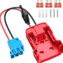 Power Wheel Azocek Adapter Compatible with Milwaukee Battery with Wire Harness Connector Compatible with Peg-Perego Children Ride-on Car, 12AWG Wire with 40A Fuse