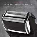 Remington F5 Power Series Foil Shaver, Electric Razor for Men, Cordless Rechargeable with Pop Up Trimmer, Pivot & FlexFoil Technology, Lightweight Handheld Design, Black