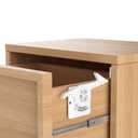 6 Pack Child Safety Drawer Locks - THAULANG Zero Gap Invisible Drawer Latches with Strong AdhesiveEasy Installation