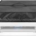 Printer Dust Cover Compatible with HP Envy 6020e / 6055e / 6065e / 6075 / 6155e / 6455e / 6458e / 6555e, Smart-Tank 5000, DeskJet 2755e / 2855e / 3630 / 5055 Printer - Dark Grey