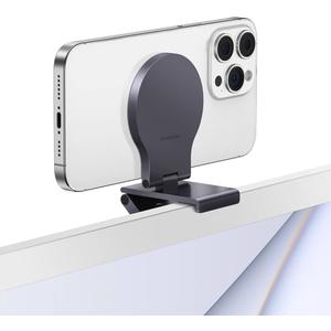 Stouchi Continuity Camera Mount for Desktop Monitor, iMac Compatible iPhone Webcam Mount with MagSafe for Mac Desktops and Displays, Apple TV 4K
