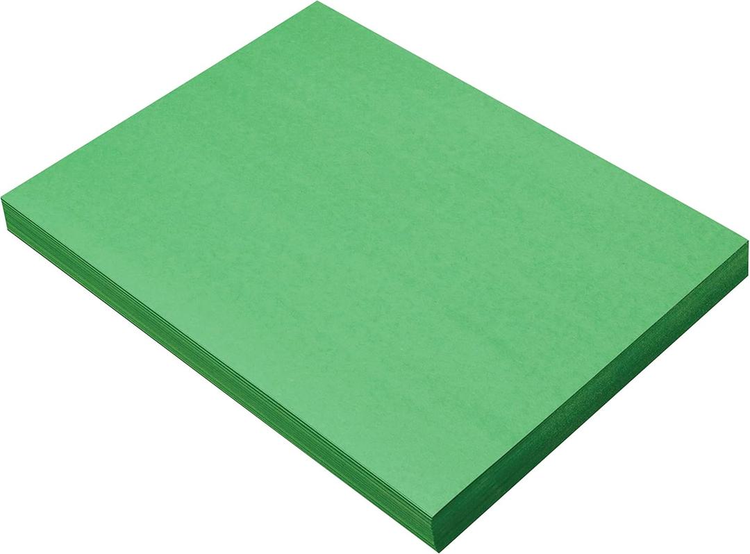 Prang (Formerly SunWorks) Construction Paper, Holiday Green, 9" x 12", 100 Sheets