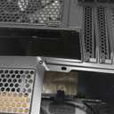 MATX PC Case, Top 240mm Radiator Support, 5 PCIe Slots for Max GPU Cooling, Extra Space for 160mm PSU & Easy Cable Management, 3120mm ARGB Fan with Controller (Non-PWM), Type-C, Mirage 4 Black
