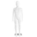 Child Mannequin Full Body, Children Dress Form Adjustable Faceless Mannequin Torso, Realistic Adjustable Detachable Manikin Body Display with Metal Base for Kids 51.2 Inches
