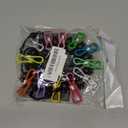 2 Pack Camping Clothesline Portable 12 Clothespins, Camping Accessories Travel Clothesline for Outdoor Indoor, Retractable Clothes Line Elastic Clothesline for Camper Hotel Room