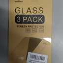 3 x Mr.Shield Screen Protector compatible with iPhone 16E (2025) [Tempered Glass] [3-Pack] [Japan Glass with 9H Hardness]