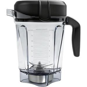 Blender Pitcher 64oz Low-Profile, Compatible with 750, 5200, 5000, 6300, 7500, Vm0102, Vm0103, Vm0197, E310 Classic/Explorian/Commercial Series etc Container Jar Cup