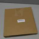 Cuspin Vintage Gold Picture Frame 6x6 Round Frame, Rattan Textured Hand-Crafted Resin Photo Frame with Glass Front, 6 inch Circle Frame for Tabletop Display & Wall Hanging, Retro Design Home Decor