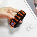 Nylon Loop Elastic Bands Compatible with Samsung Galaxy Watch 3 45mm Band/Galaxy Watch 46mm/Gear S3 Frontier, 22mm Sport Smart Watch Bands Adjustable Quick Release Straps for Women Men. (Black)