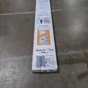 Ideal Pet Products Aluminum Pet Patio Door, Adjustable Height 77-5/8" to 80-3/8", 7" x 11-1/4" Flap Size, White