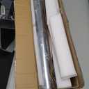 VEVOR Chrome Straight Spring Loaded Mud Flap Hangers, 2-1/2" Bolt Spacing Mudflap Hangers for Semi Trucks, 1 Pair Heavy Duty Semi Truck Mud Flap Hanger Set with Aluminum Reflective Plates, Silver