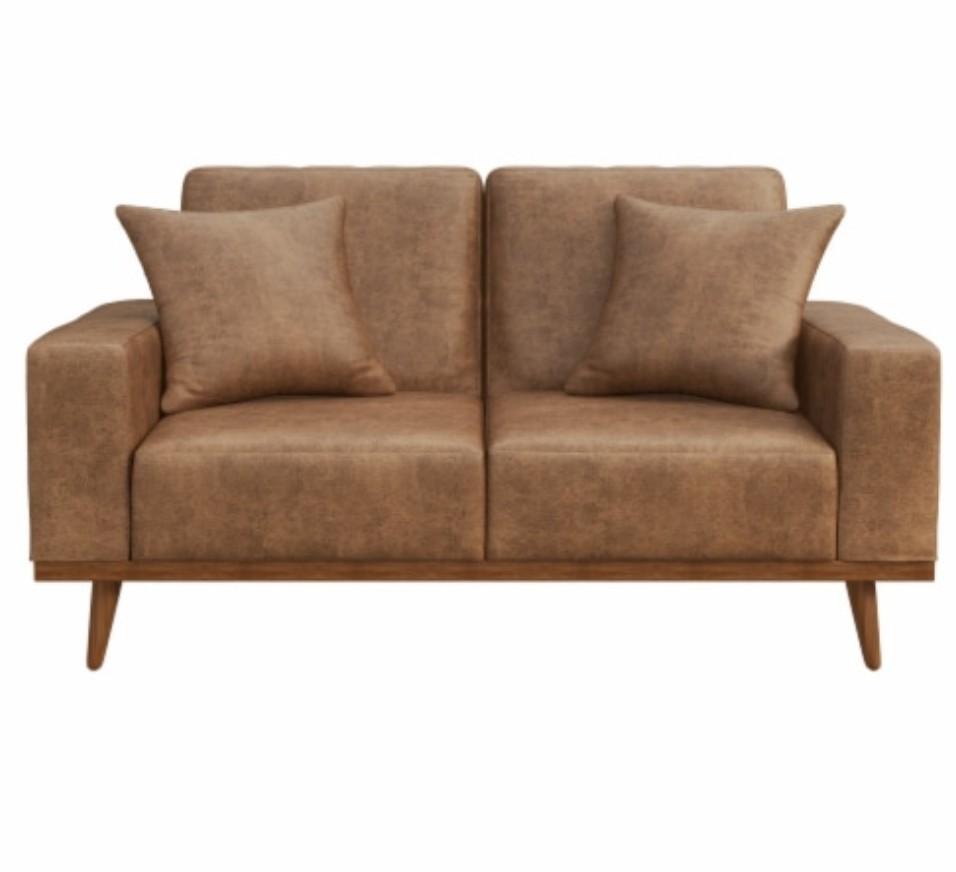 Emerald Home Furnishings Lakeview Presley Loveseat - Brown