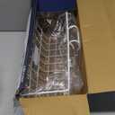 Drive Medical 10200B Walker Basket, Basket for Folding Walker with Cup Holder, White