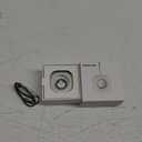 UniJethro Smart Ring for Women Men, Health Fitness Tracker Ring, IP68 Waterproof Rings, Sleep Ring with Charging Case and Ring Protector, Remote Photography, Family Care, No App Fees(Silver, 7#)