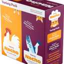 Made by Nacho Minced Cage-Free Chicken and Salmon in Bone Broth Cups, Enriched with Vitamins and Prebiotics, Variety Pack, 10 Cups, 2.5 oz