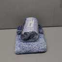 Arotive Microfiber Bathroom Rugs, Shaggy Soft and Absorbent Bath Rug, Non-Slip, Thick Plush Machine Washable Dry Bath Mats for Bathroom, Tub and Shower, 24x16, Blue, Rectangular