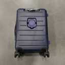 KYME Carry On Luggage 22x14x9 Airline Approved Hardshell Carry On Suitcases with Wheels Travel Rolling 20 Inch Luggage with Cup Holder for Women Men,Carry-on Navy