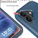 2 x Diverbox for iPhone 16 Plus Case [Shockproof] [Dropproof] [Tempered Glass Screen Protector + Camera Protectors] Heavy Duty Protection Phone Case Cover for Apple iPhone 16 Plus (Blue)