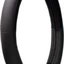 Dickies Repreve Steering Wheel Cover, Eco-Friendly Auto Accessories  Black/Gray