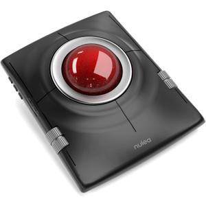 Nulea Wireless Trackball Mouse Ergonomic 55mm Large Ball Ambidextrous | Rechargeable Mouse with Free Spin Scroll Wheel, Quiet Clicks,Bluetooth USB Connection,Smooth tracking,PC Mac Compatible
