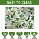 XCHI Shamrocks Clovers St. Patrick's Day Tablecloth Rectangle Table Cloth Washable Table Covers for Indoor Dining Home Party Decorations 52x70 Inch