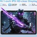 EHFiDC Tablet 10 Inch, Android 16 Tablets with Octa-Core Processor, 24GB RAM 64GB Storage 2TB Expandable, 1280x800 IPS HD Display, GPS, 5MP+8MP Dual Camera, 6000mAh Battery, Tablet with Case, Blue, 10.1 inches