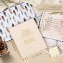 Lanpn Reading Book Journal for Book Lovers Readers, 158 Pages Linen Hardcover Books Tracker with 52 Reviews, 9.3" x 7.7" Read Log Notebook Bookish Gifts (Beige)