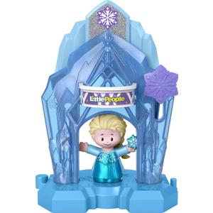 Fisher-Price Little People Toddler Toy Disney Frozen Elsas Palace Playset with Figure for Preschool Pretend Play Kids Ages 18+ Months