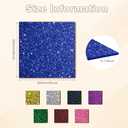 Glitter Acrylic Sheets 1/8 in Thick 8x8 Cast Sparkly Acrylic Sheets 3mm for Laser Cutting, Engraving, Invitation Blanks, Signs, Festival Decorations(8, Assorted, 8"x8")