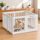 Dog Playpen, 8 Panel Dog Play Pen Indoors, Portable Puppy Playpen