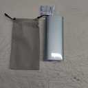 Vaydeer Metal 7 Day Pill Organizer 2 Times a Day AM PM Weekly Travel Pill Case with Moisture-Proof Desiccant, Airtight Large Capacity Pill Box for Vitamins, Medications & Supplements (Blue)