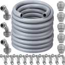 (1/2" & 100 Feet) tatatagear Flex Liquid Tight Conduit 1/2 inch Seal Tight PVC Flexible Conduit Kit 1/2 inch Length 100 Feet