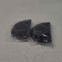 Lonffery RV Vent Covers for Trailer - Side Air Vents for ATV, Cycle, Truck, Cargo, Work Trailers (2Pack, Black)