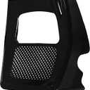 Gloss Black Chin Spoiler Fairing Radiator Cover Compatible for Harley Touring Street Road Glide FLHX FLTR 2017-2023