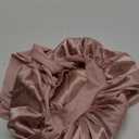 YANIBEST Silk Bonnet for Sleeping Women Satin Bonnet Double Layer Satin Lined Hair Bonnet with Tie Band Curly Hair (Large, Blush Pink)