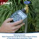 Orbit Programmable Digital Hose Watering Timer - 1 Outlet - Battery Powered - with LCD Screen - Built-in Rain Delay - Water-Resistant - 62061