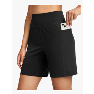 Pockets High Waisted Stretch Bermuda Shorts for Women Walking Workout Casual XL