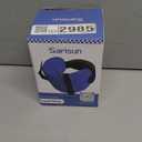 Travel Pillows for Airplanes, Airplane Pillow for Long Flight, Airplane Head Strap with Eye Mask for Sleep, Travel Neck Pillow for Car Road Trip, 360 Support Headrest, Stop Bobblehead, Black