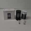 Lulu Home 2 Packs Indoor Bug Zapper with Fan, 1500V High Voltage Lighted Mosquito Lamp Trap, USB Cable Plug-in Electric Insect Killer Catching Moth Mosquitoes Gnat Fruit Flies (NO Battery)