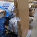 34" W X 58.25" H Tub Shower Door, Frameless Bathtub Glass Shower Door with Clamps, 5/16"(8mm) Clear Tempered Glass Bathroom Shower Screen Single Fixed Bath Panel in Matt Black