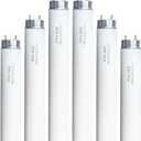 18 Inch F15T8/WW 15W Soft White Fluorescent Bulb Compatible with Philips Alto ECO GE Staco Light Fixture, T8 Fluorescent Bulb 15 Watt 3000K, 900 Lumens 6 Count