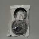 2 Pack Flip Straw Replacement Lids40 OZ Tumbler Lid Replacement for Stanley Quencherwith 2 Straws, Dual Drinking Outlets, Compatible with Stanley Cup Accessories Spill Proof Tumbler Lids for (black)