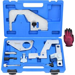 Engine Camshaft Timing Locking Tool Kit, Compatible with Jaguar Land Rover Evoque 2.0T, Ford Focus Mondeo Lincoln 2.0 SCTi Ecoboost Ti-VCT, 2.3T Mustang 303-1594 303-1595 303-1565 303-1504