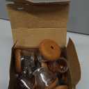 Chair Leg Floor Protectors for Hardwood Floors Felt Furniture Pads Silicone Caps 16 Pack Anti-Scratch Reduce Noise Clear Round Medium Fit 3/4" to 1-3/16" (19-30mm)