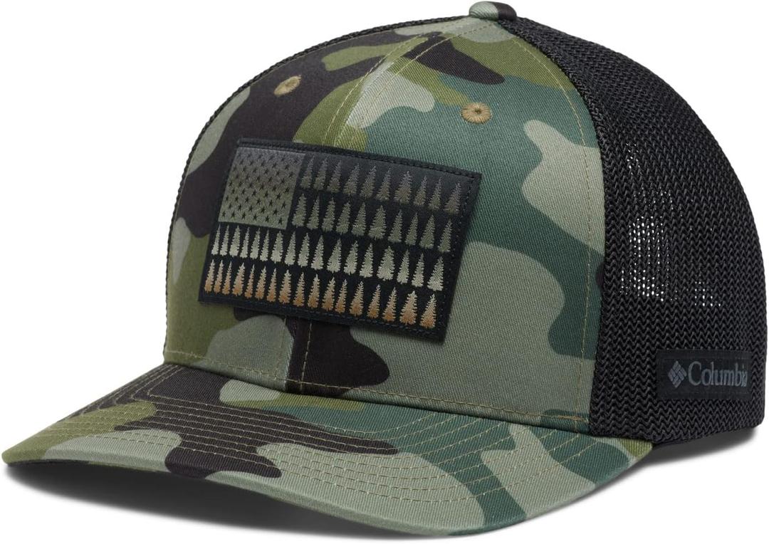 Columbia Sportswear PFG Mesh Ballcap (Small-Medium, Stone Green Mod Camo)