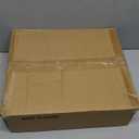 Small Black and Nickel Chandelier- 6 Lights Geometric Pendant Lighting, Modern Industrial Chandeliers Hanging Light Fixture for Entryway Dining Room Living Room Kitchen Island Hallway Foyer